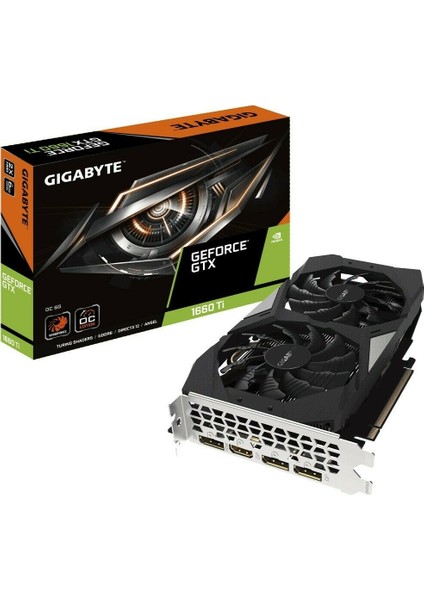 GeForce GTX 1660 Ti OC 6GB 192Bit GDDR6 (DX12) PCI-E 3.0 Ekran Kartı (GV-N166TOC-6GD)