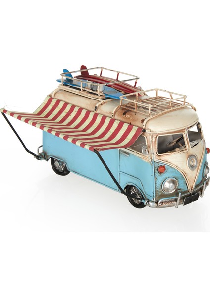 Camper Van Çerçeveli Kalemlikli Tenteli Vosvos Minibüs