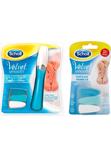 Elektronik Tırnak Bakım Seti Ekstra 3'lü Yedek Başlık Sağlıklı Görünüm İçin