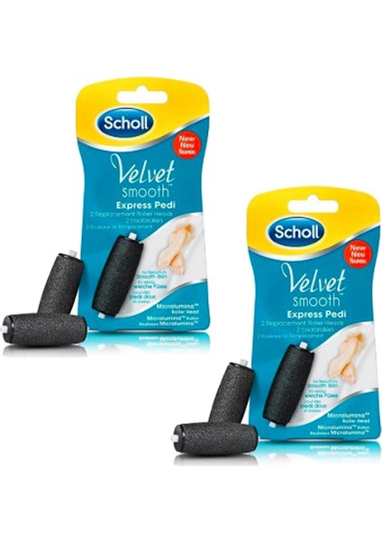 Velvet Smooth Orta Sert Deriler İçin 2'li Yedek Başlık Seti 2x2'li Set