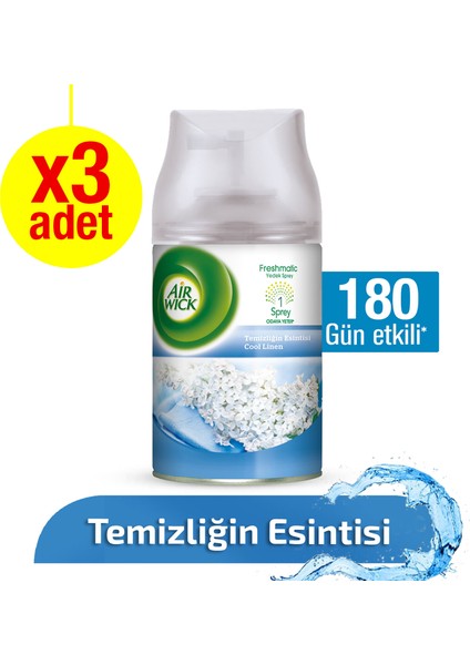 Oda Kokusu Freshmatic Temizlik Esintisi 3'lü Yedek