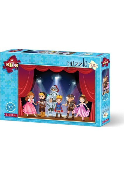 Art Çocuk Puzzle Tiyatrocular 100 Parça Puzzle