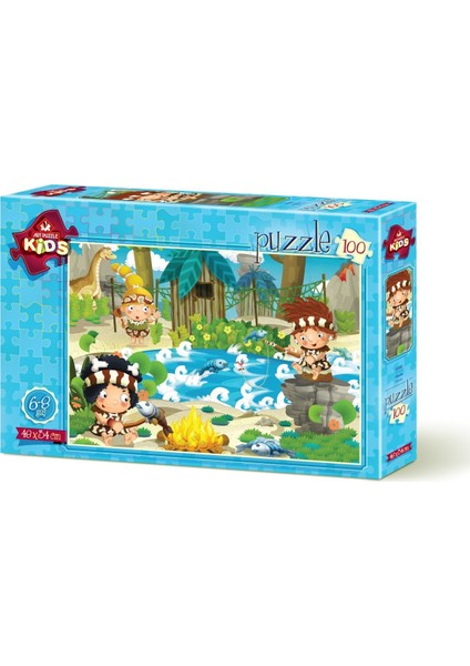 Art Çocuk Puzzle Piknik 100 Parça Puzzle