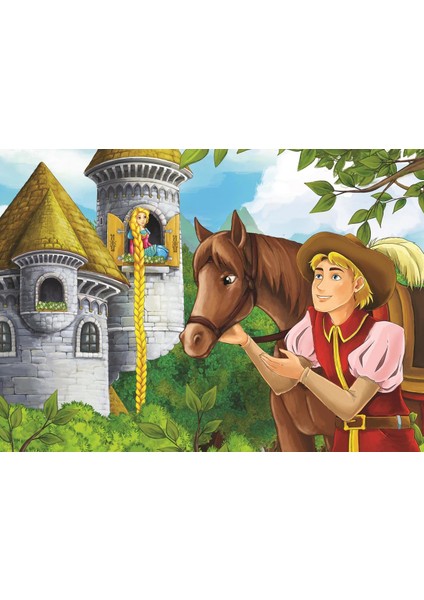 Art Çocuk Puzzle Şatodaki Kız 150 Parça Puzzle