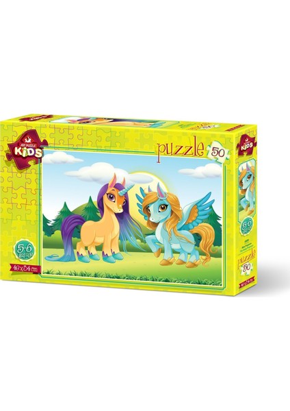 Art Çocuk Puzzle Mini Pegasus 50 Parça Puzzle