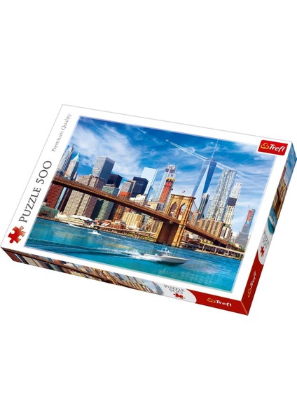 Puzzle View Of New York 500 Parça Puzzle