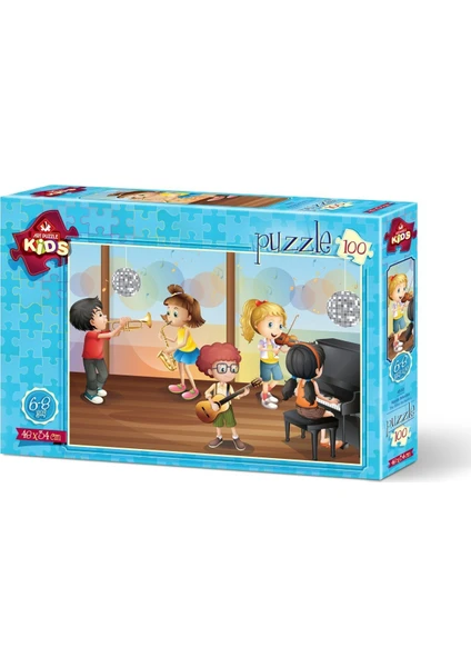 Art Çocuk Puzzle Küçük Orkestra 100 Parça Puzzle