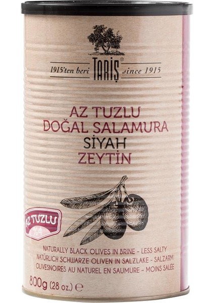 Az Tuzlu Salamura Siyah Zeytin 800 gr