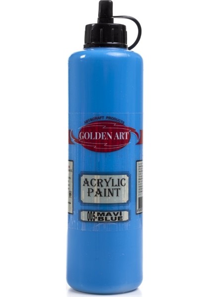 Golden Art Akrilik Boya 500ml - 005 Mavi