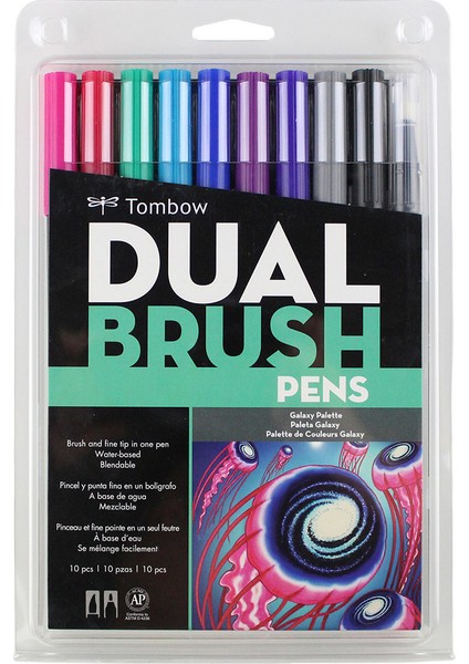Tombow Dual Brush Pen Set - Galaxy Tones
