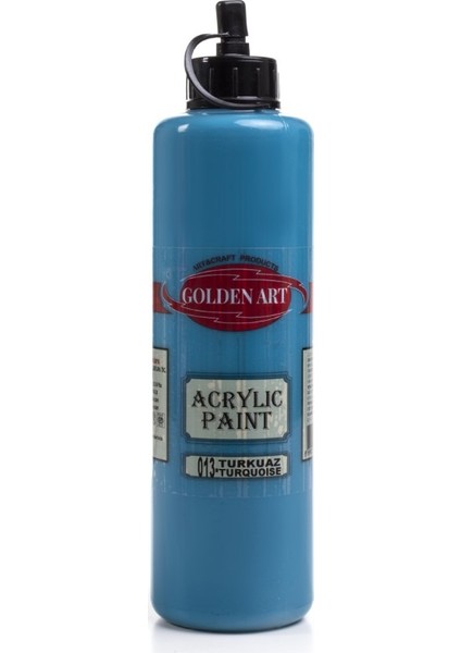 Golden Art Akrilik Boya 500ml - 013 Turkuaz