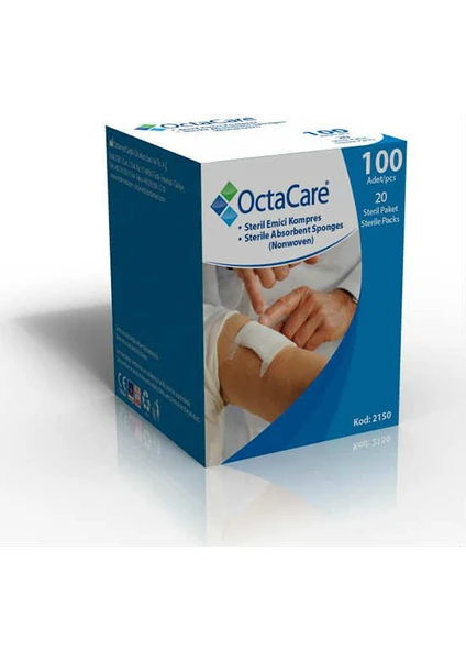 Gaz Kompres ( Gazlı Bez) Octacare 100'Lü Spanç