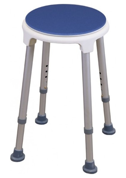 Medikalbim Herdegen Banyo Duş Taburesi 528025 Dönmeli Mavi