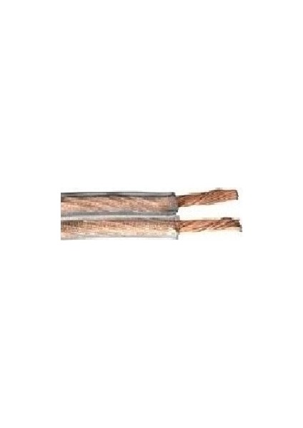 2X0 75Mm Hoparlör Ve Ses Sistemi Kablosu Şeffaf - 5 Metre