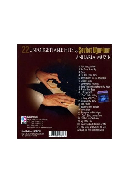 Şevket Uğurluer - Anılarla Müzik Vol:1 (CD)