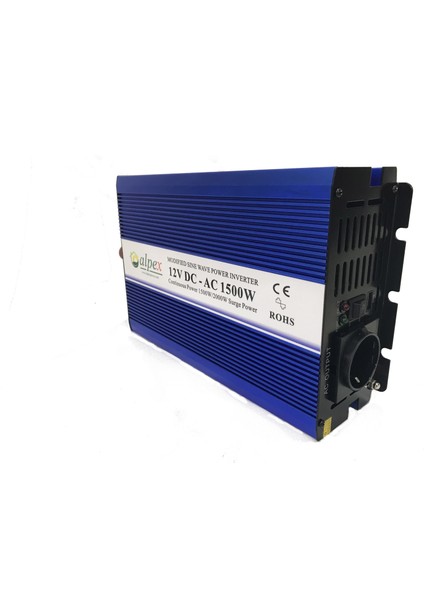 1500 Watt 12 Volt Modifiye Sinüs İnverter