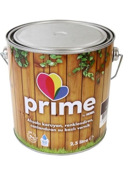 Prime Su Bazlı Aqua Renk Cila Birleşik İç Dış Mekan 2,5 Lt