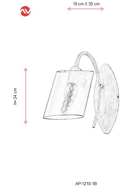 AP-1210-1B Beyaz Boyalı Aplik fiyatları