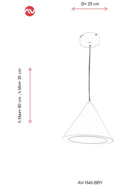 AV-1645-BBY Beyaz Boyalı Sarkıt fiyatları