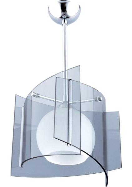 AV-6320-1FM Füme/Krom Kaplama Modern Avize