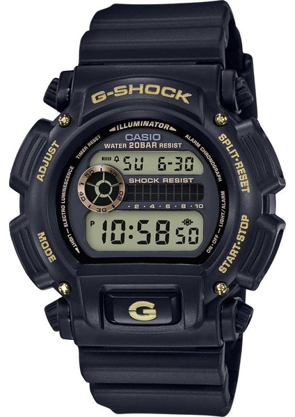 G-Shock Dijital Erkek Kol Saati 20 Bar Suya Dayanıklı Siyah Kordon ve Kasa