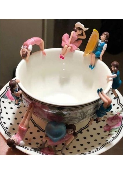 Fuchiko Figure8'li Kızlar Seti Fuchika Kızlar Fincan