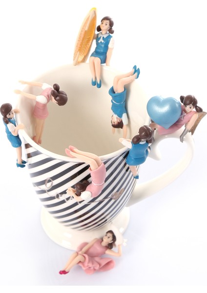Fuchiko Figure8'li Kızlar Seti Fuchika Kızlar Fincan