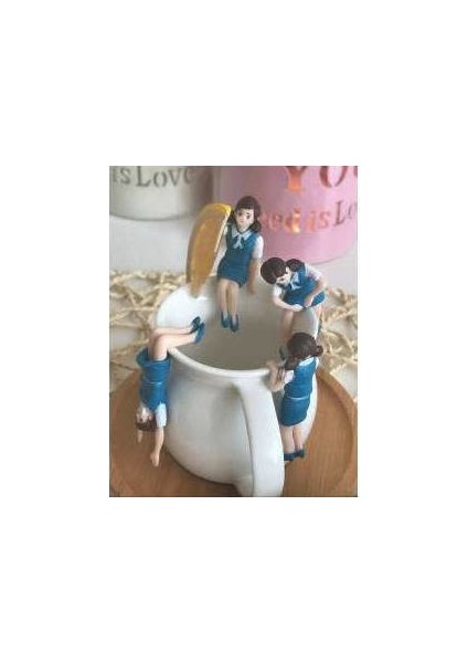 Fuchiko Figure8'li Kızlar Seti Fuchika Kızlar Fincan