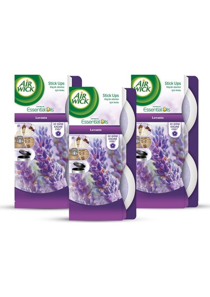 Stick Up Oda Kokusu Lavanta 3'lü Küçük Alanlar İçin Etkili Koku fiyatları