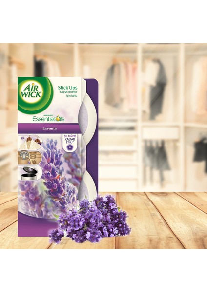 Stick Up Oda Kokusu Lavanta 3'lü Küçük Alanlar İçin Etkili Koku modelleri