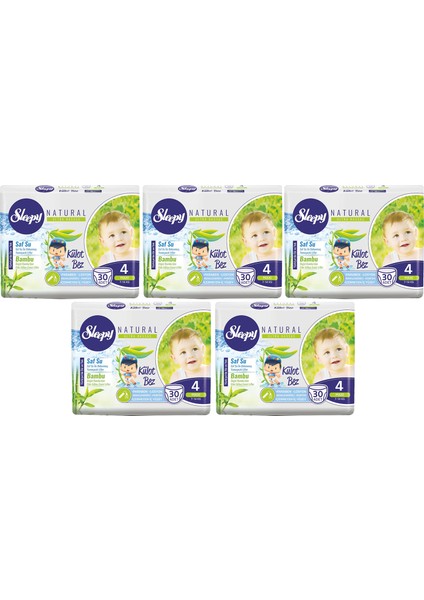 Külot Bebek Bezi No:4 Maxi 7-14 Kg 30'Lu X 5 Paket