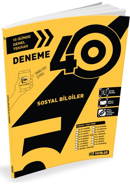 5. Sınıf Sosyal Bilgiler 40'lı Deneme