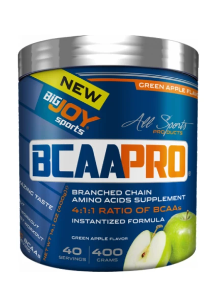 Big Joy Sports Bcaa Pro Yeşil Elma 400 Gr