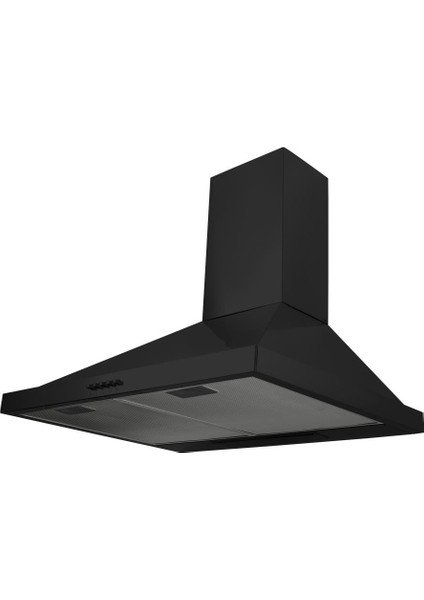 Metallo Siyah Davlumbaz 60 Cm