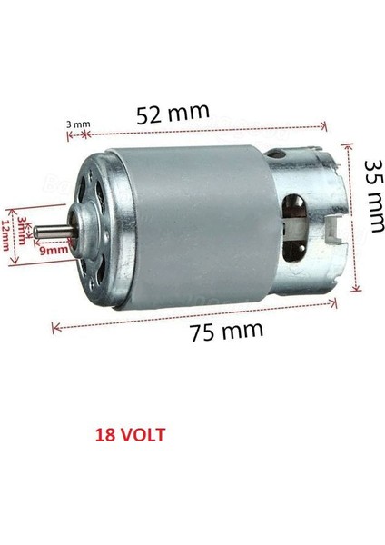 14.4 V Dc Motor