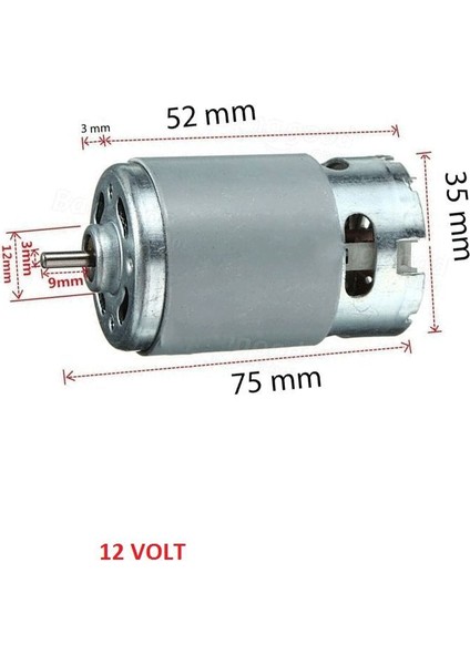14.4 V Dc Motor