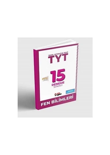 Metin Yayınları TYT Fen Bilimleri 15 Deneme Sınavı