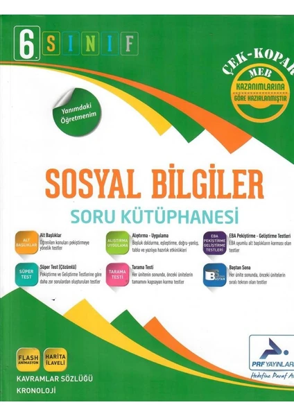 Paraf Yayınları 6. Sınıf Sosyal Bilgiler Soru Kütüphanesi