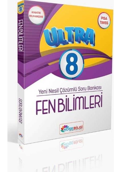 Ultra Yeni Nesil Çözümlü Fen Bilimleri Soru Bankası 8.Sınıf