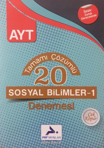 Tamamı Çözümlü 20 AYT Sosyal Bilimler-1 Denemesi