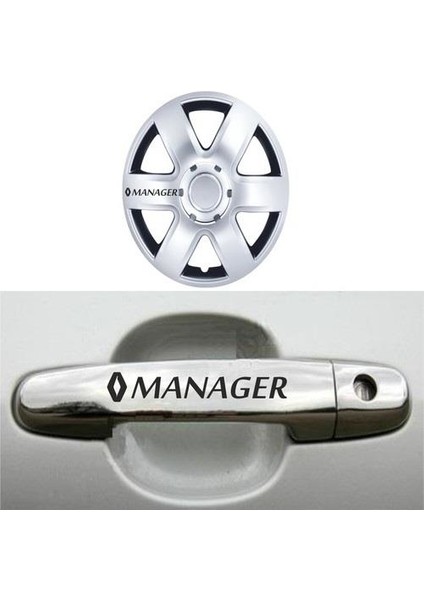 Sticker Master Renault Manager Kapı Kolu Jant Sticker Oto Motor Pc Etiket