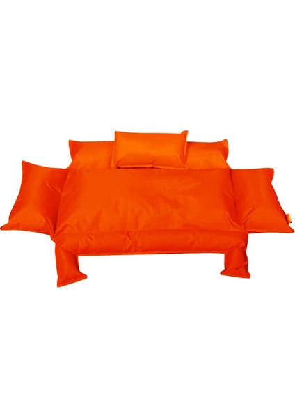 Pufumo Kedi Köpek Yatağı-Minderi Turuncu Büyük Boy modelleri