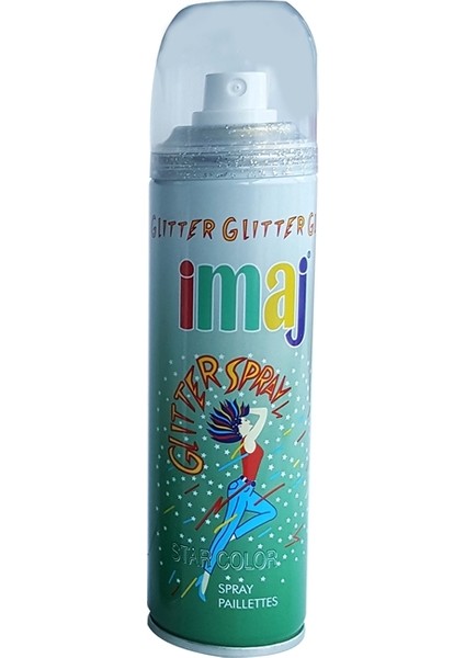 Imaj Glitter Sprey Star  gri 100 ml