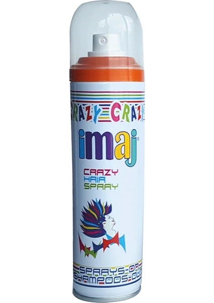 Imaj Crazy Saç Spreyi Turuncu 100 ml