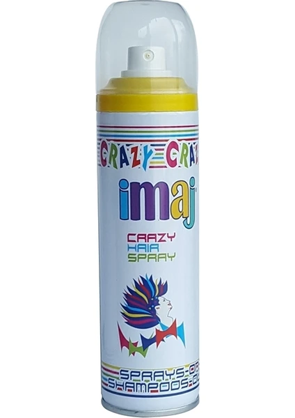 Imaj Crazy Saç Spreyi Sarı 100 ml