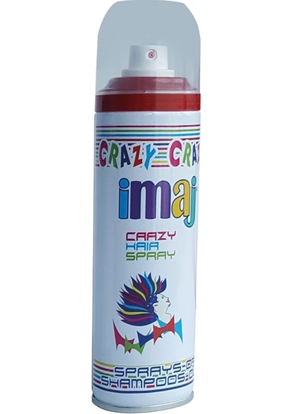 Imaj Crazy Saç Spreyi Kırmızı 100 ml