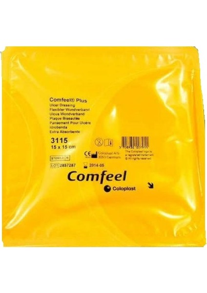 Comfeel® Plus 3115 Ülser Yara Örtüsü 15 X 15 (Coloplast)