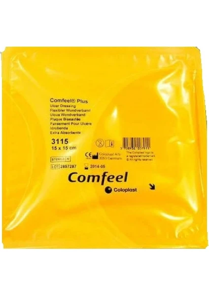 Coloplast Comfeel® Plus 3115 Ülser Yara Örtüsü 15 X 15 (Coloplast)