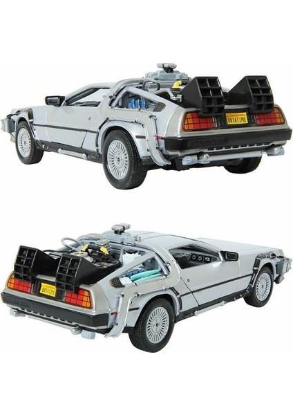 Geleceğe Dönüş Seri 1 Metal Model Araba Efsane Delorean 1:24Ölçek