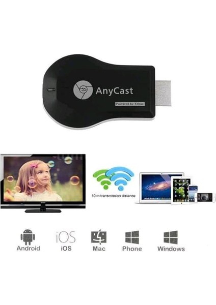 Anycast Hdmı M9 Plus Kablosuz Görüntü Ses Aktarıcı